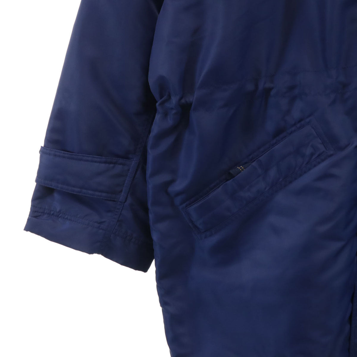 NIKE ナイキ 90s 00s オールド 白タグ バックロゴ 中綿コート M ネイビー 裏ボア メンズ