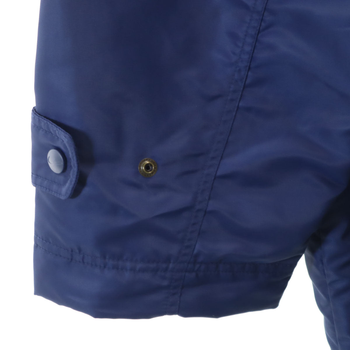 NIKE ナイキ 90s 00s オールド 白タグ バックロゴ 中綿コート M ネイビー 裏ボア メンズ