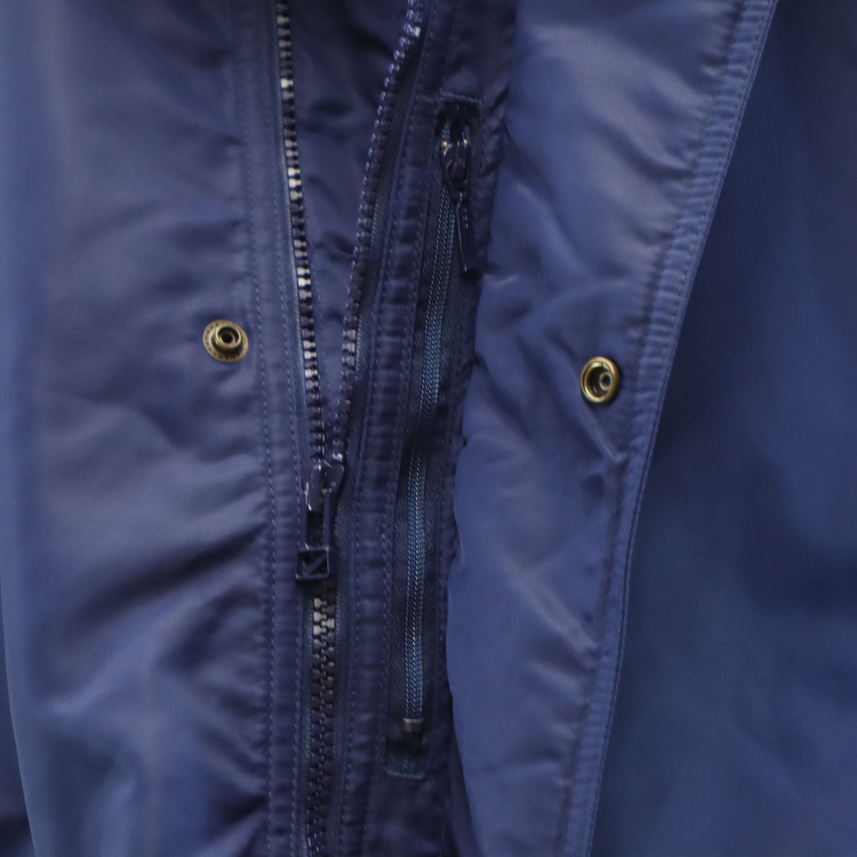 NIKE ナイキ 90s 00s オールド 白タグ バックロゴ 中綿コート M ネイビー 裏ボア メンズ