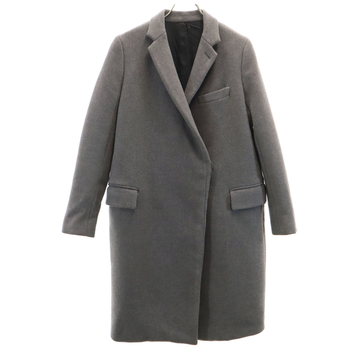 THE RERACS ザリラクス 日本製 チェスターコート 36 グレー レディース