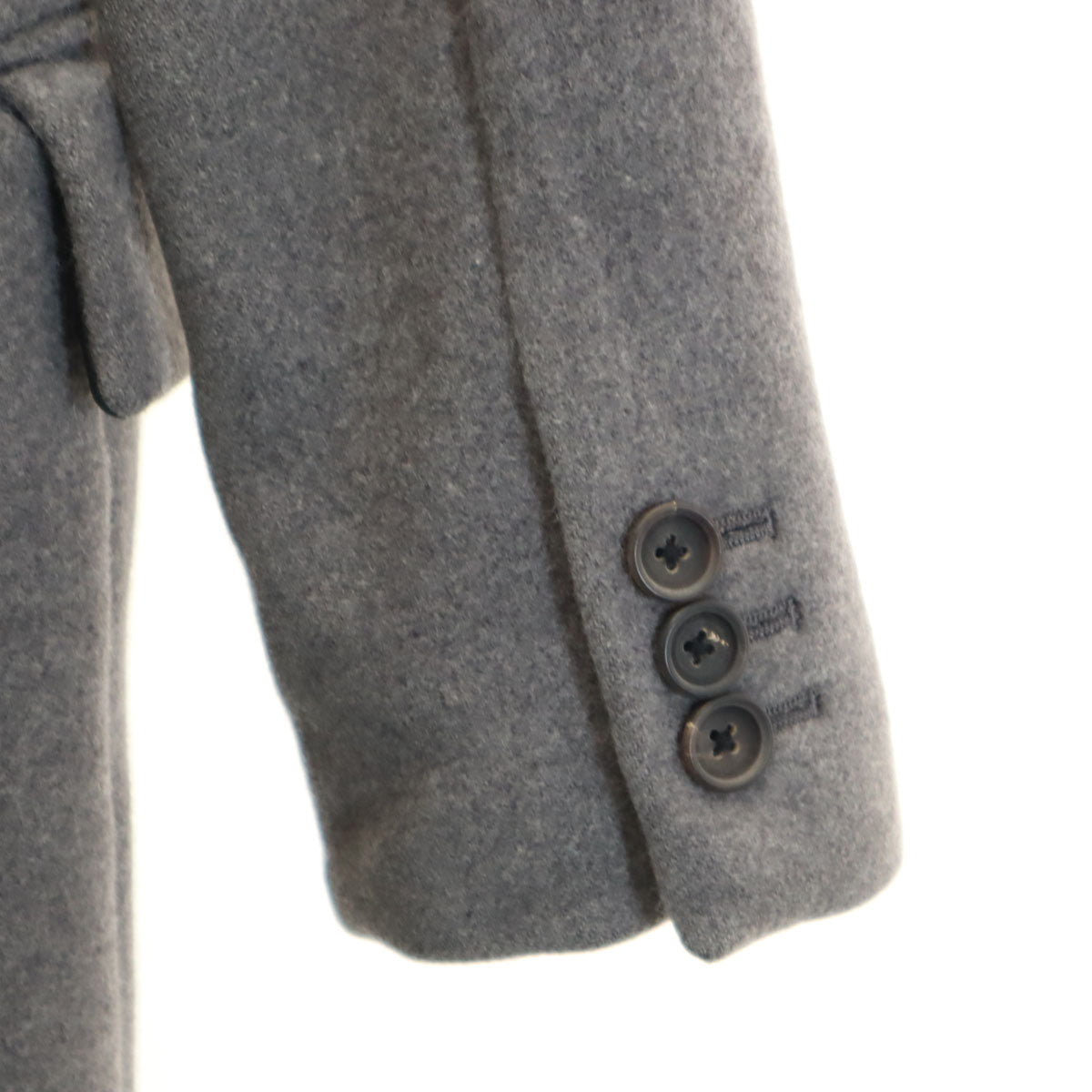 THE RERACS ザリラクス 日本製 チェスターコート 36 グレー レディース