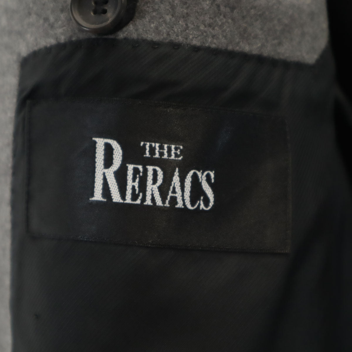 THE RERACS ザリラクス 日本製 チェスターコート 36 グレー レディース