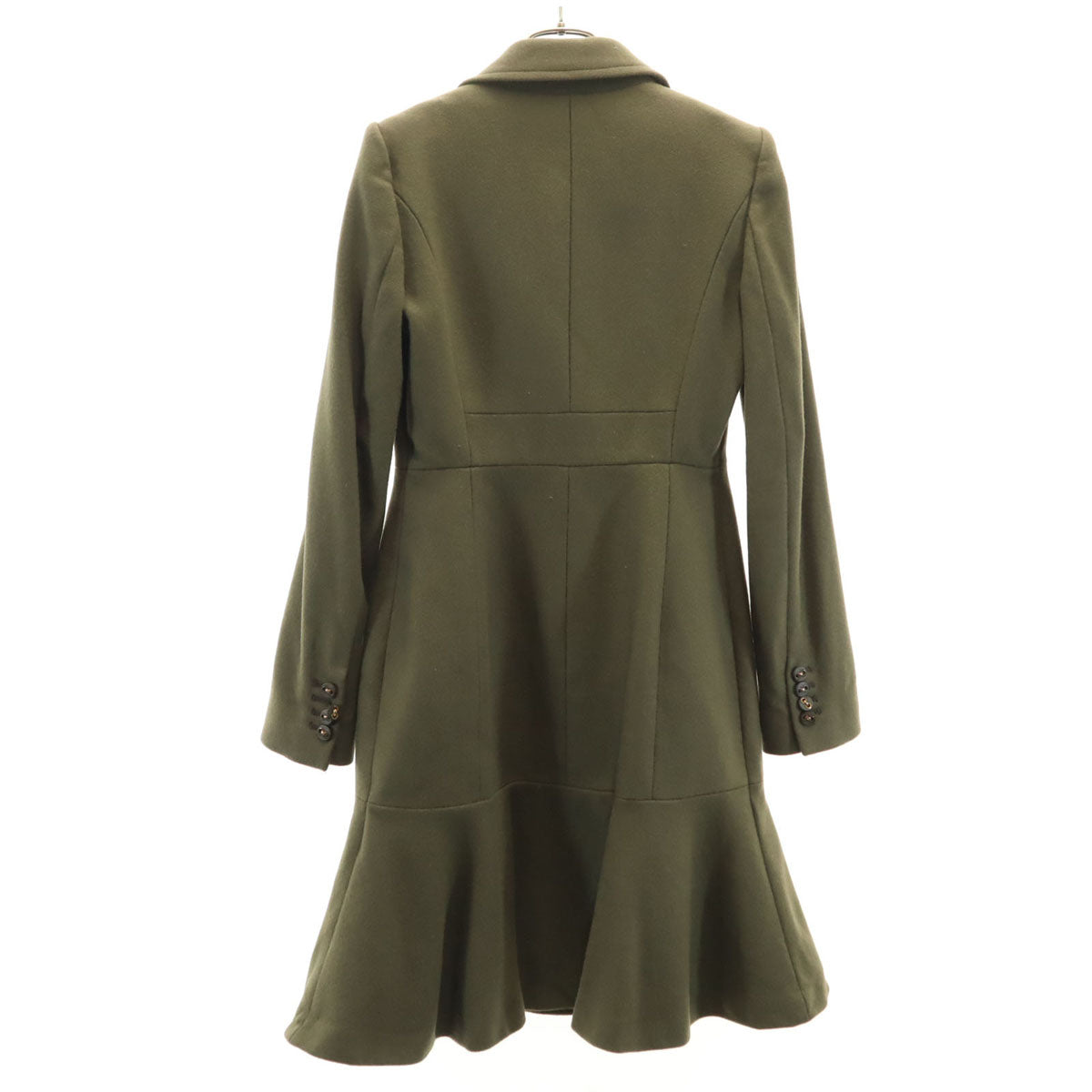 MAX&CO マックスアンドコー ダブルブレスト ウールコート 38 オリーブ レディース