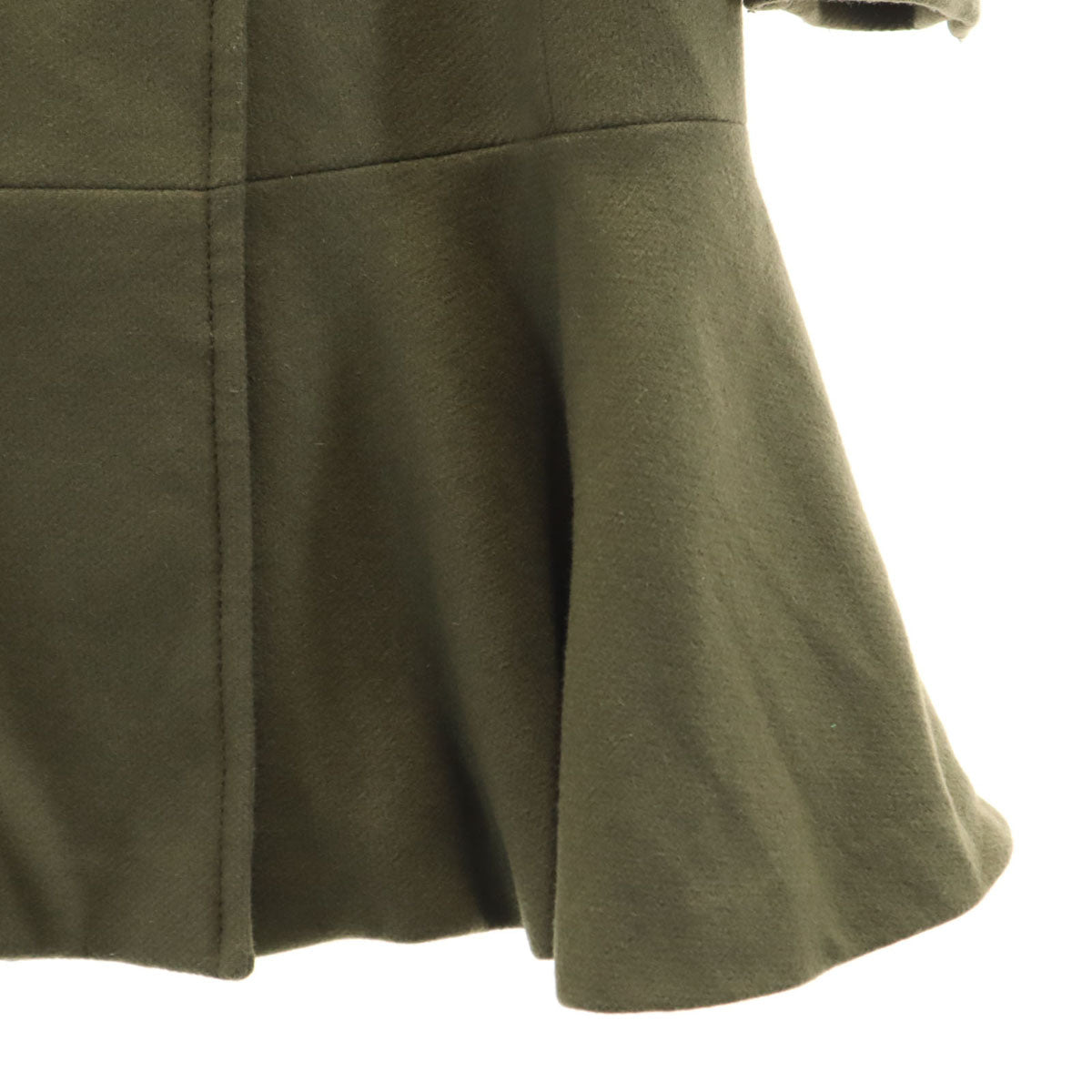 MAX&CO マックスアンドコー ダブルブレスト ウールコート 38 オリーブ レディース