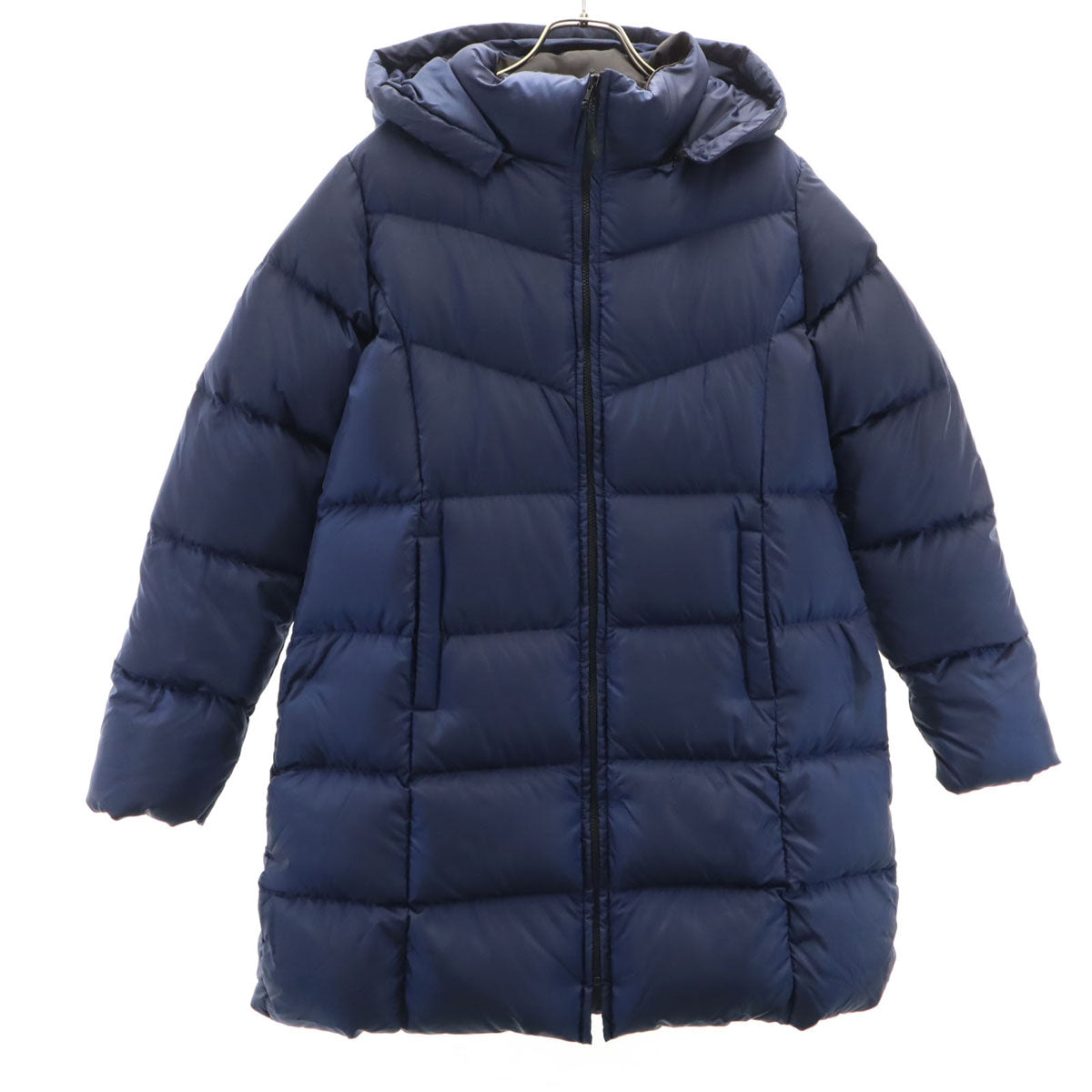 Mind マインド 日本製 ダウンコート M ネイビー レディース
