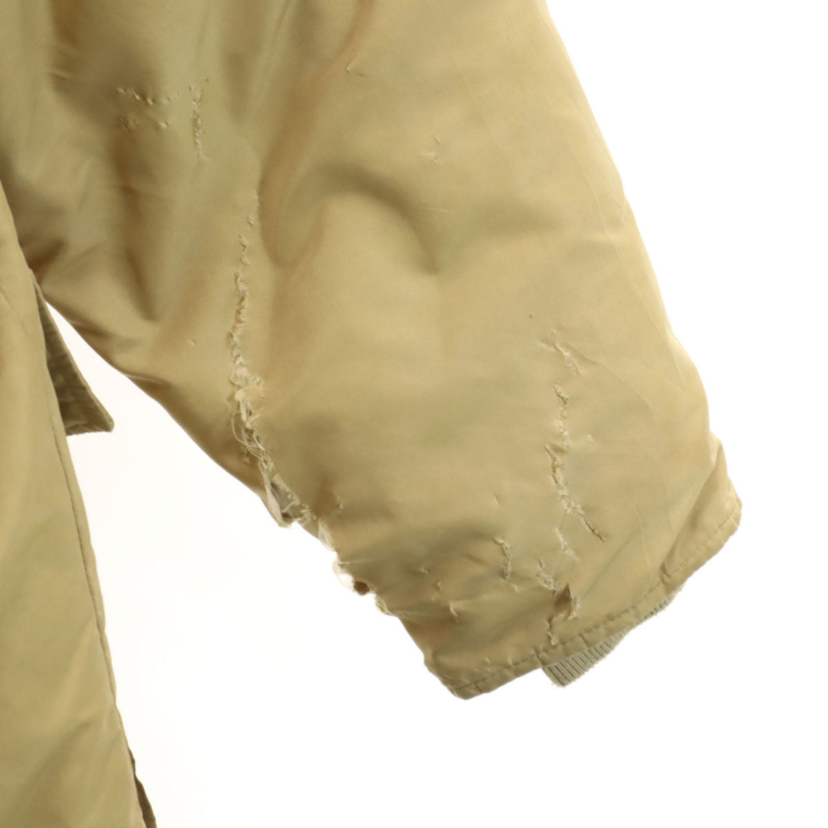 WOOLRICH ウールリッチ 80s USA製 紺タグ ヴィンテージ ダウンジャケット ベージュ メンズ