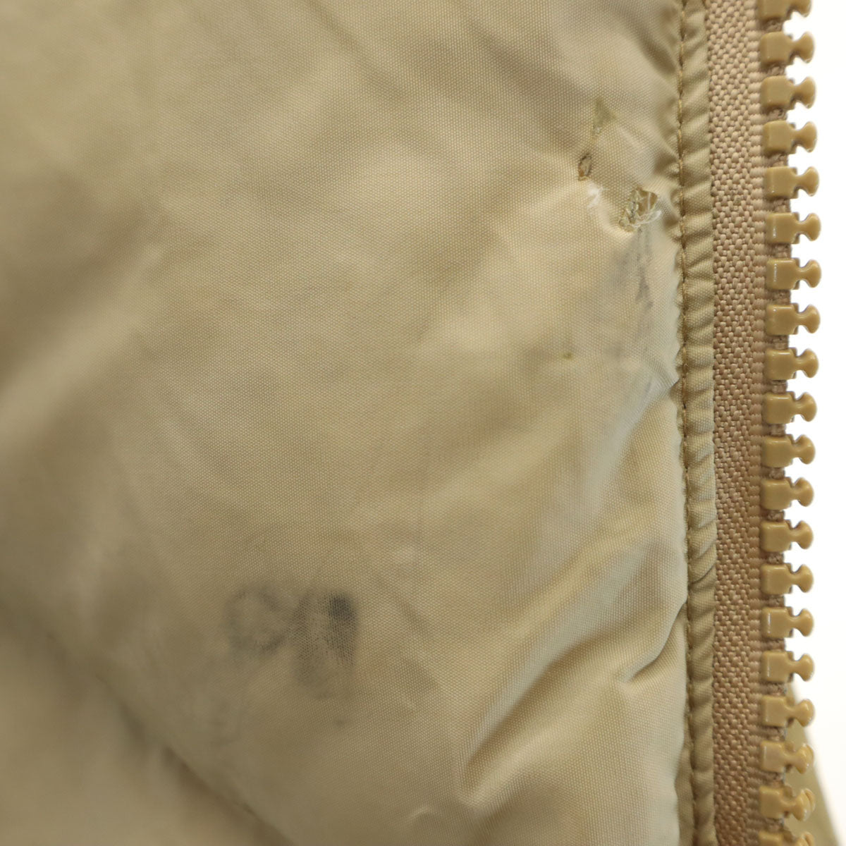 WOOLRICH ウールリッチ 80s USA製 紺タグ ヴィンテージ ダウンジャケット ベージュ メンズ