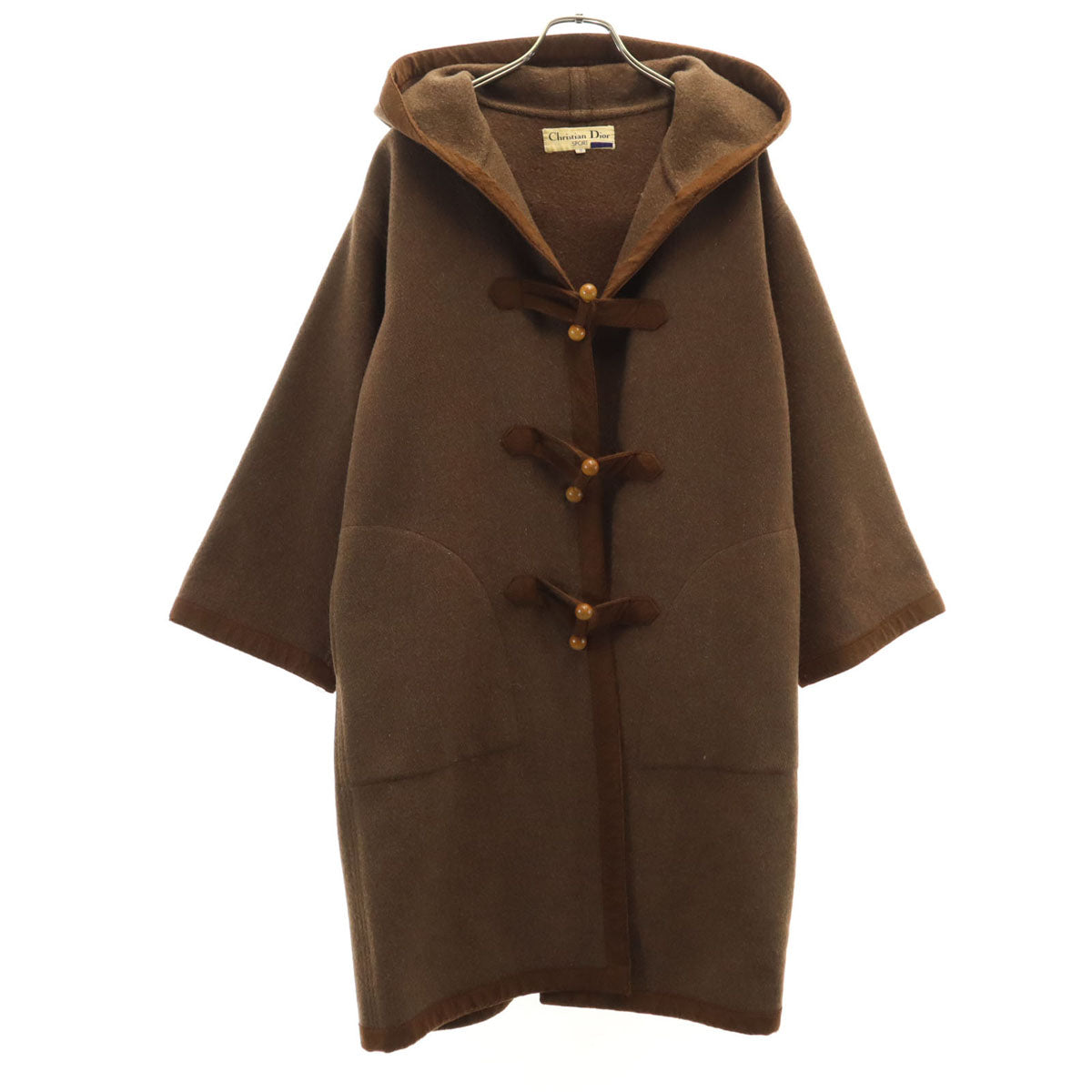Christian Dior SPORTS クリスチャンディオール スポーツ 90s オールド ダッフルコート S ブラウン レディース