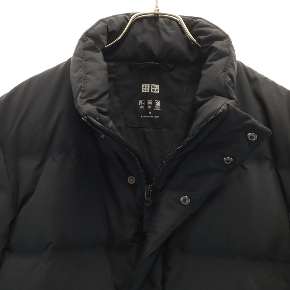 UNIQLO ユニクロ シームレス ダウンコート M ブラック メンズ