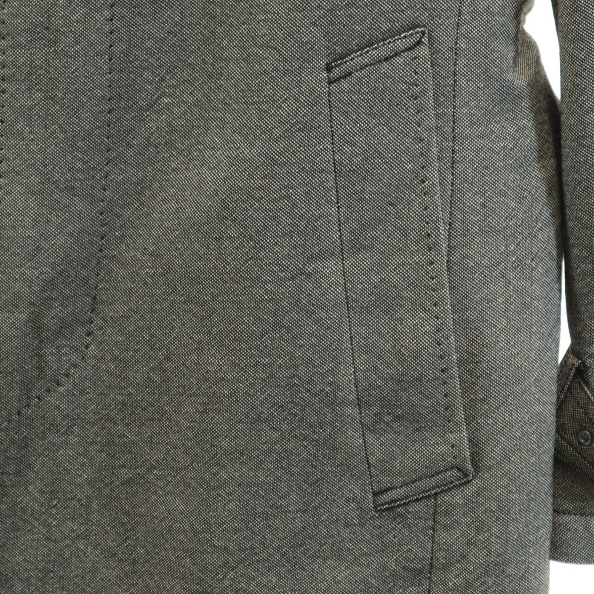 BURBERRY BLACK LABEL バーバリーブラックレーベル ウール ライナー付き ステンカラーコート M ブラック系 三陽商会 メンズ