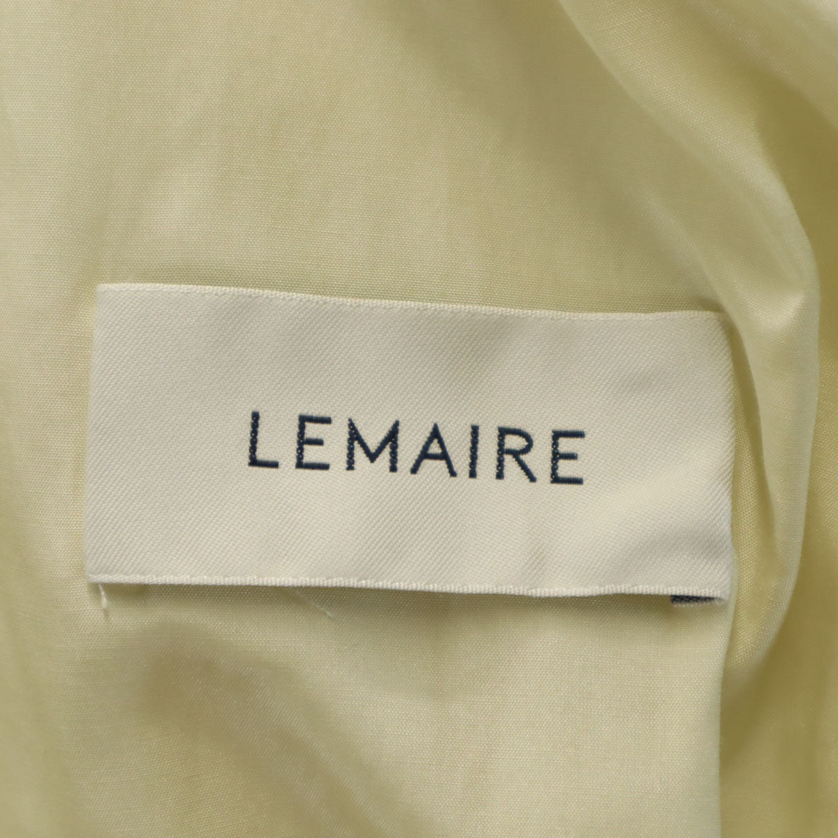 LEMAIRE ルメール シルクブレンド 中綿コート 36 アイボリー系 レディース