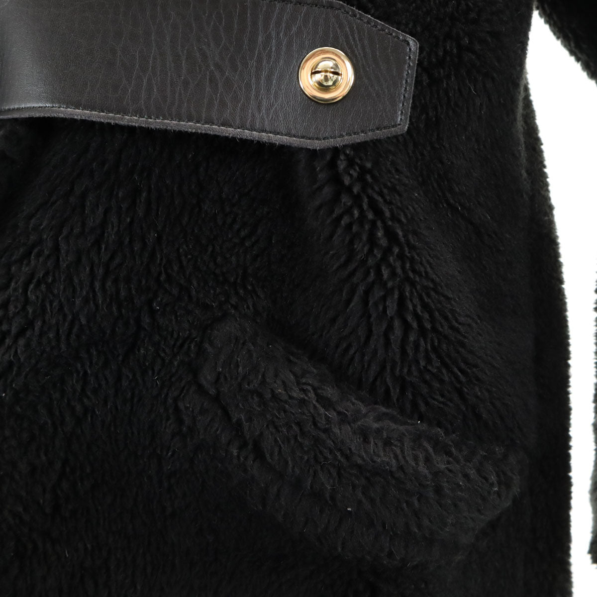 UNITED TOKYO ユナイテッドトウキョウ 日本製 ボアコート 1 ブラック レディース