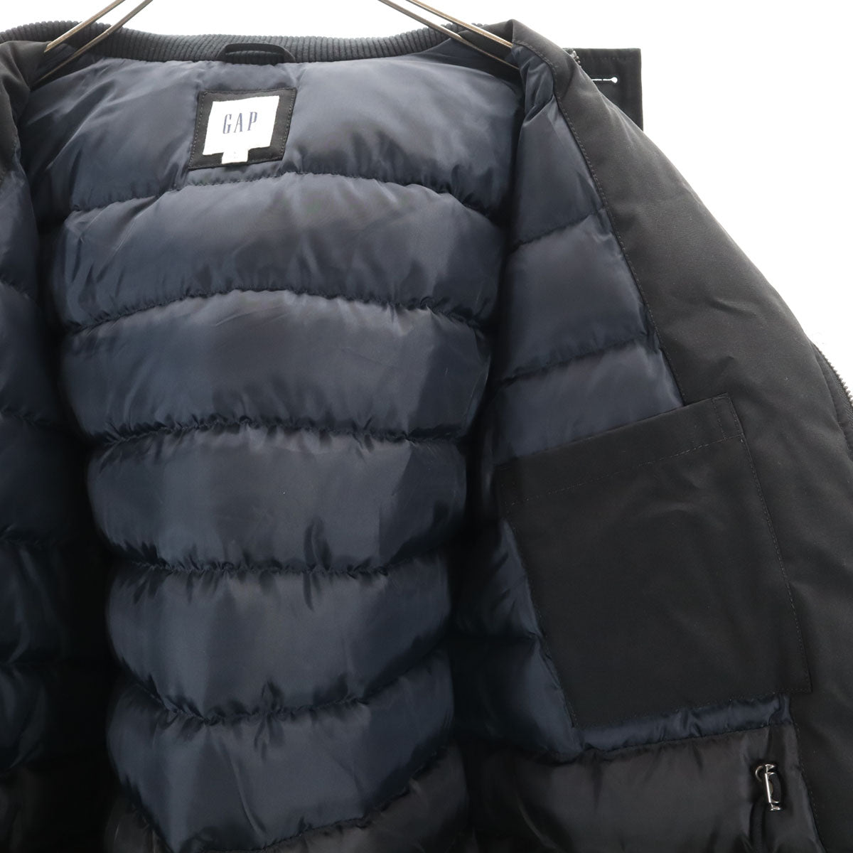 GAP ギャップ ダウンジャケット S ネイビー メンズ