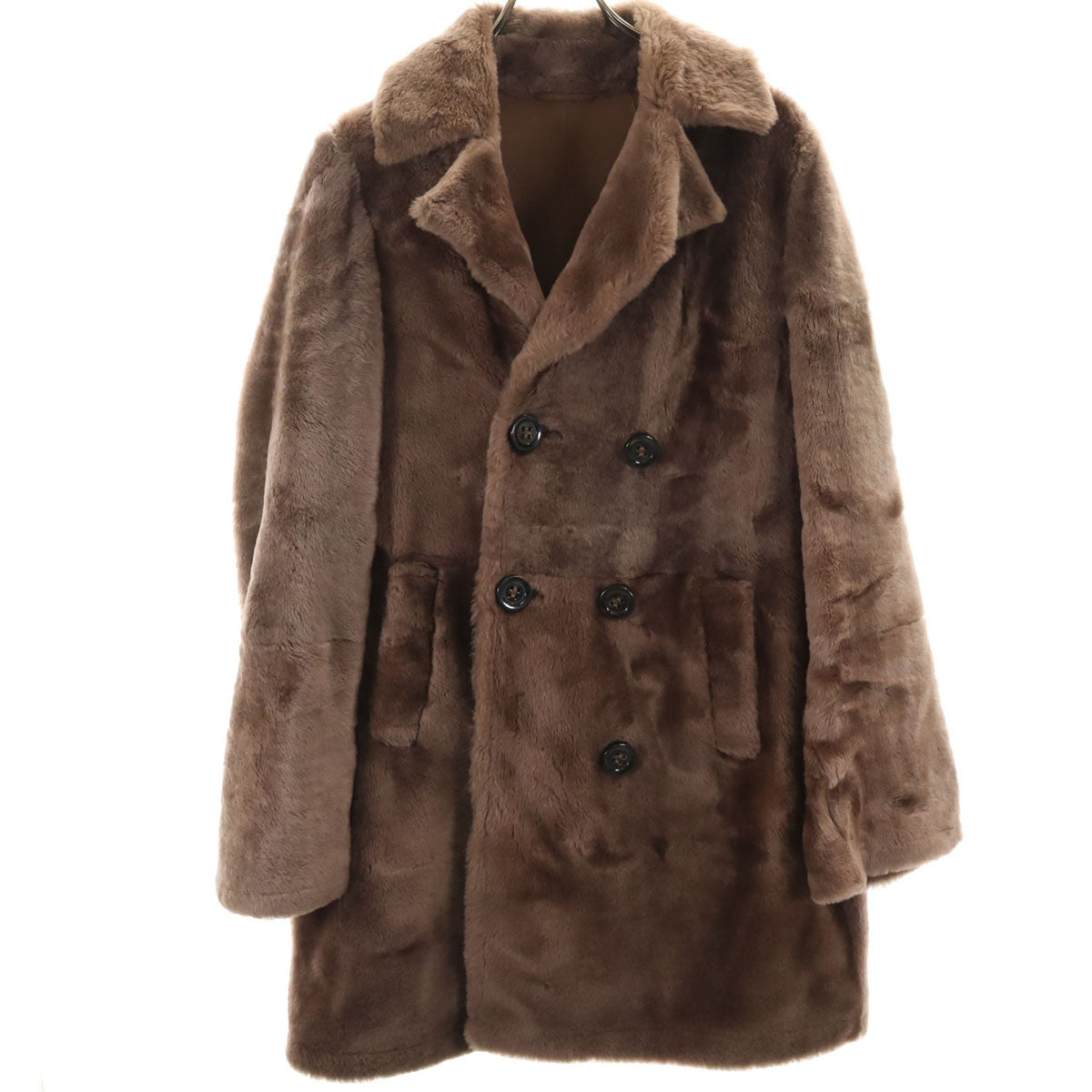 SPORTMAX スポーツマックス イタリア製 ファーコート ブラウン系 レディース