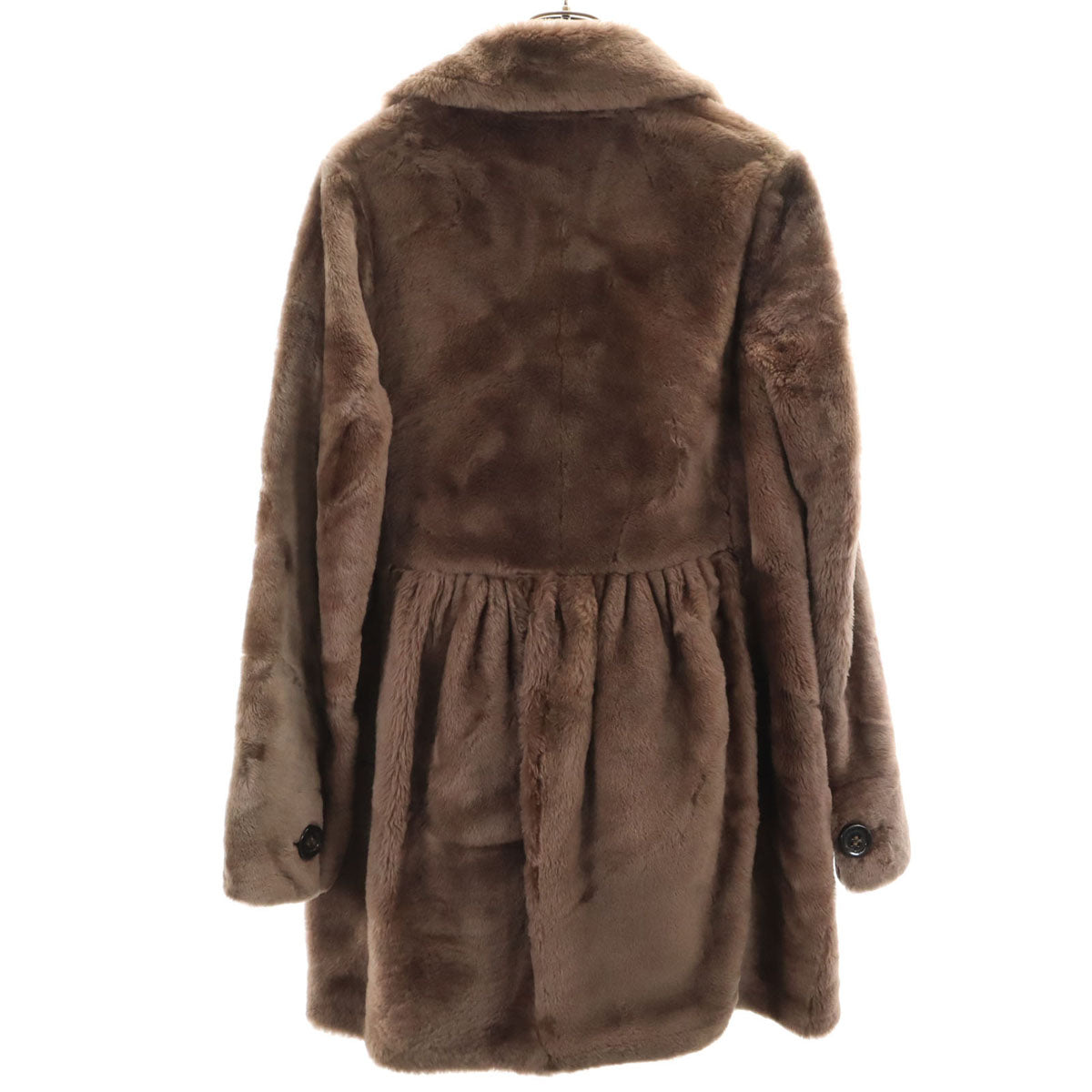 SPORTMAX スポーツマックス イタリア製 ファーコート ブラウン系 レディース