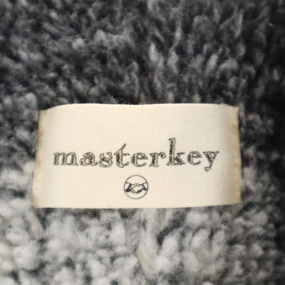 masterkey マスターキー 日本製 クレイジーパターン コート F ネイビー 裏ボア メンズ