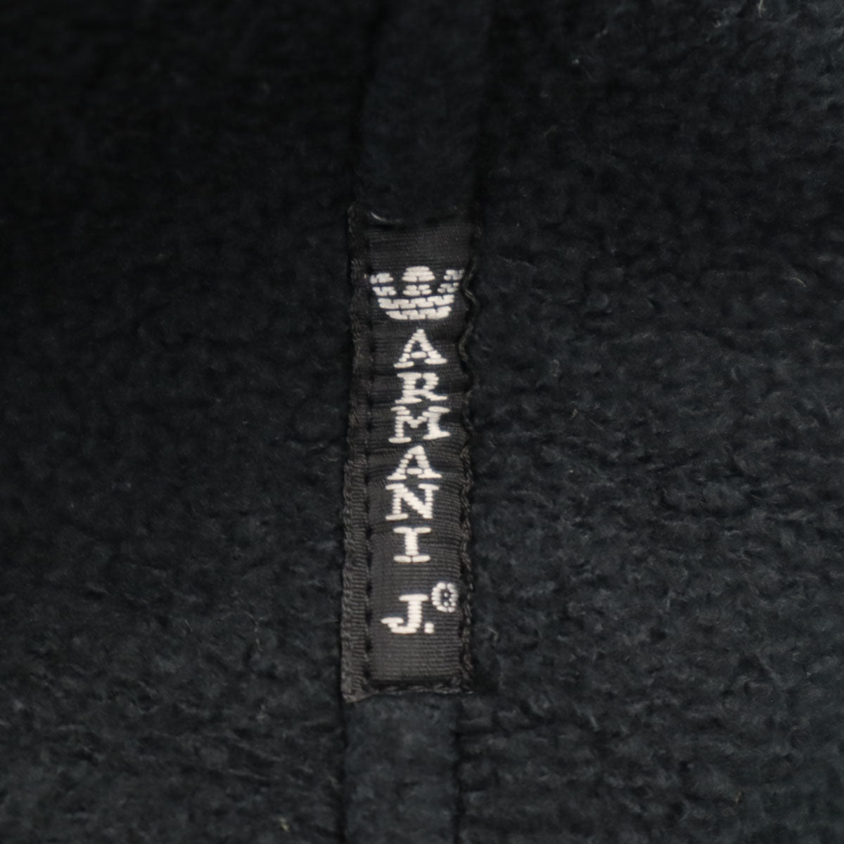 ARMANI JEANS アルマーニジーンズ 90s イタリア製 オールド ステンカラーコート 44 ブラック レディース