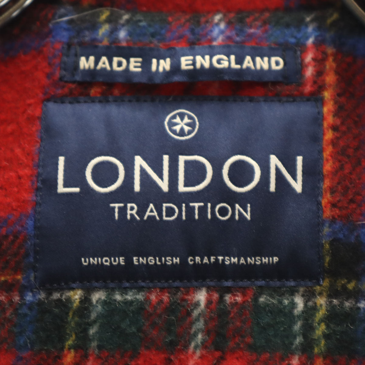 LONDON TRADITION ロンドントラディション イングランド製 ウールブレンド ダッフルコート 34 ネイビー レディース