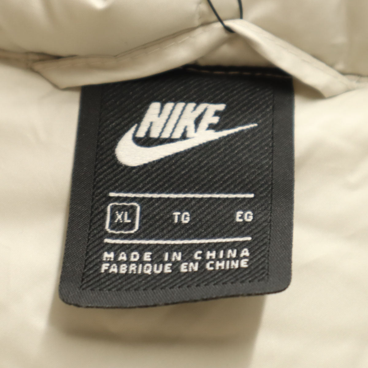 NIKE ナイキ 中綿コート XL カーキ メンズ