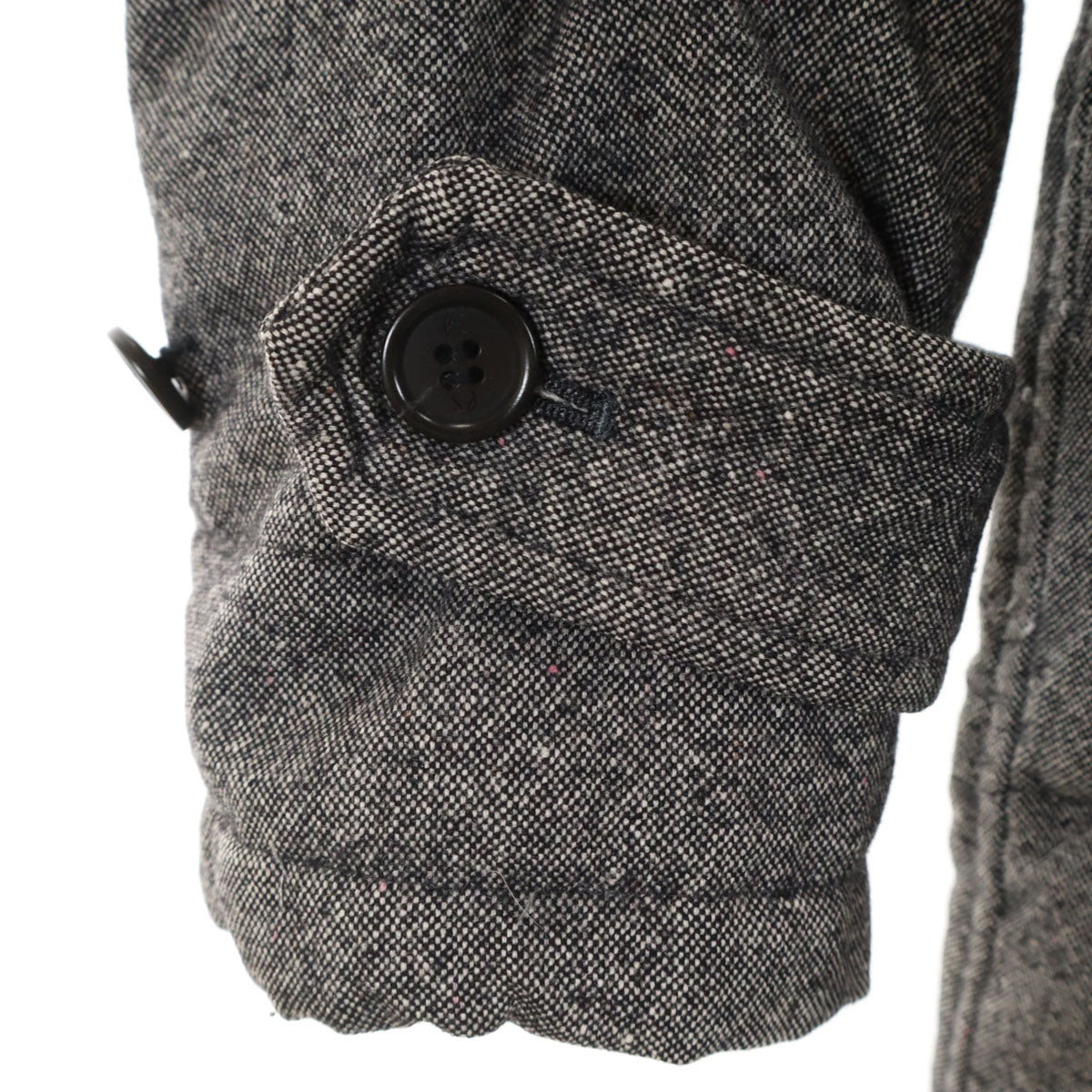 PS Paul Smith ピーエスポールスミス フーデッド ダウンコート L グレー メンズ