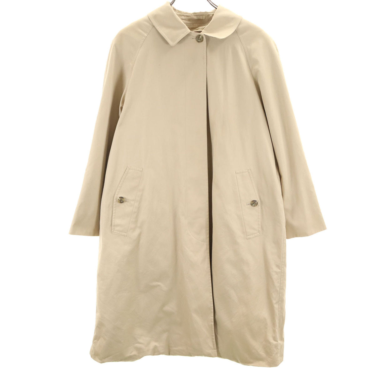 Burberrys バーバリーズ 90s オールド ステンカラーコート 7AR ベージュ ベストライナー付き レディース