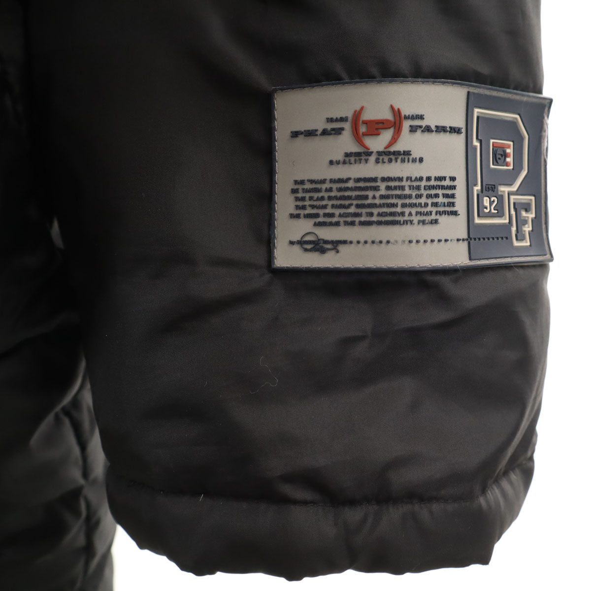 PHAT FARM ファットファーム ダウンコート XL ブラック メンズ