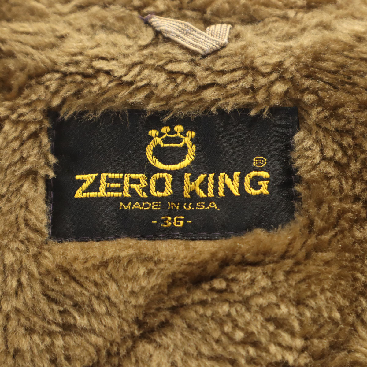 ZERO KING ゼロキング 80s USA製 ヴィンテージ フードジャケット 36 ベージュ メンズ
