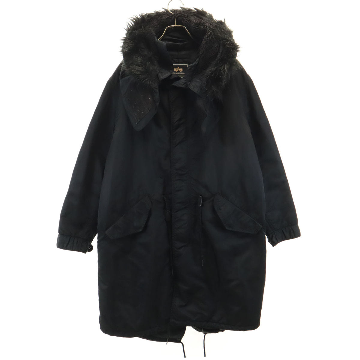 ALPHA INDUSTRIES INC アルファインダストリーズ 中綿コート L ブラック系 メンズ