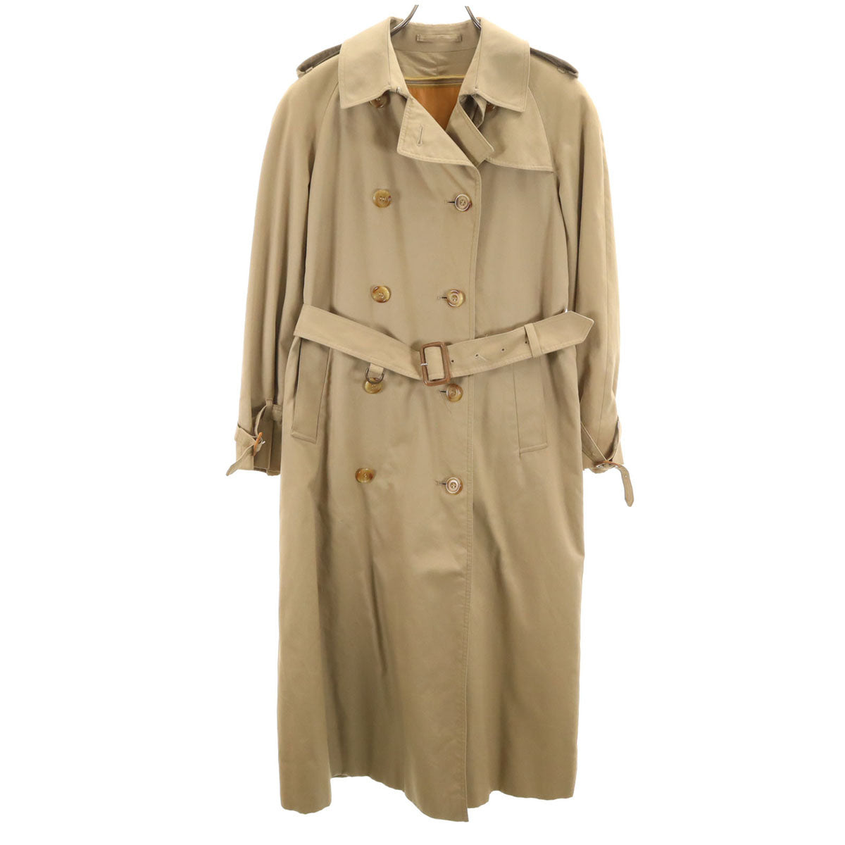 Aquascutum アクアスキュータム 80s ヴィンテージ トレンチコート 8 ベージュ ライナー付き レディース