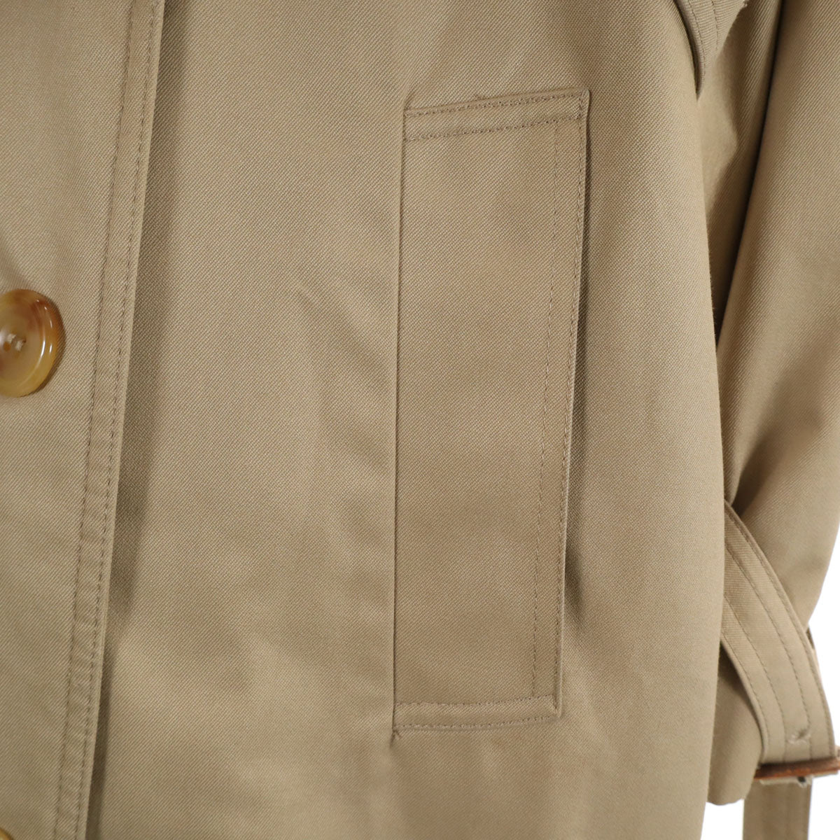 Aquascutum アクアスキュータム 80s ヴィンテージ トレンチコート 8 ベージュ ライナー付き レディース