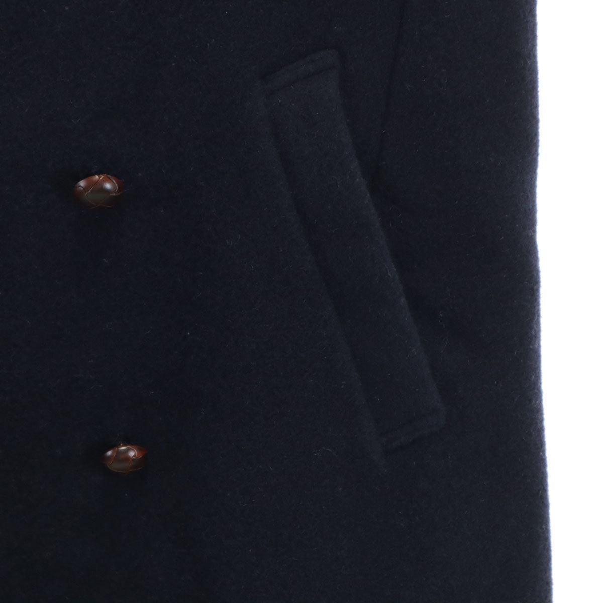 Danton ダントン URBAN RESEARCH アーバンリサーチ 別注 コート 38 ネイビー くるみボタン レディース