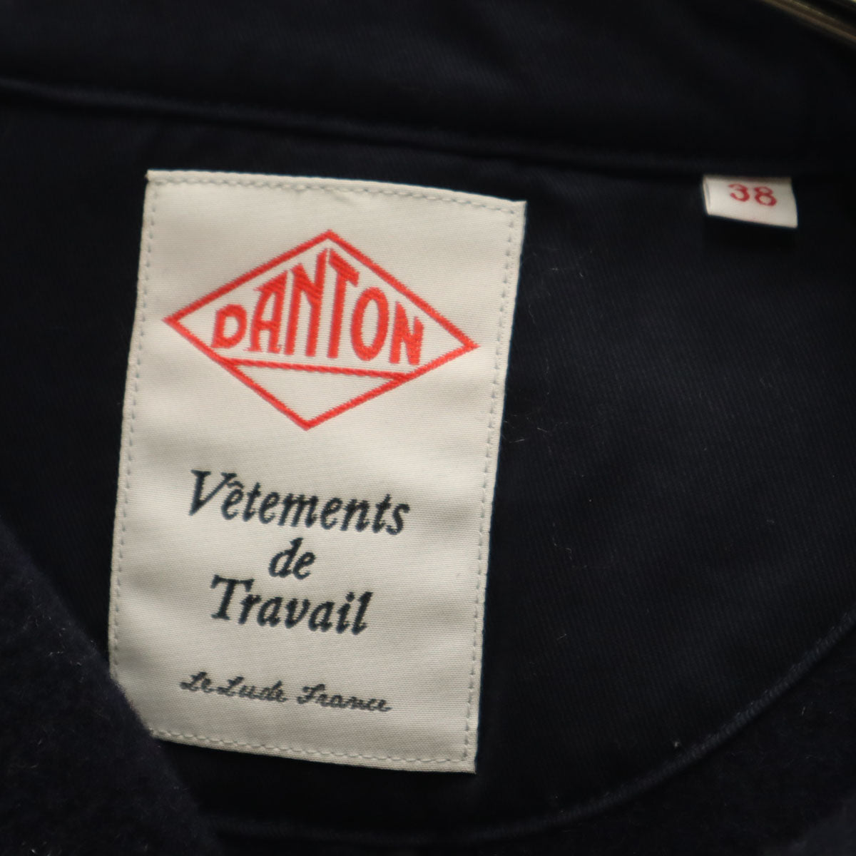 Danton ダントン URBAN RESEARCH アーバンリサーチ 別注 コート 38 ネイビー くるみボタン レディース