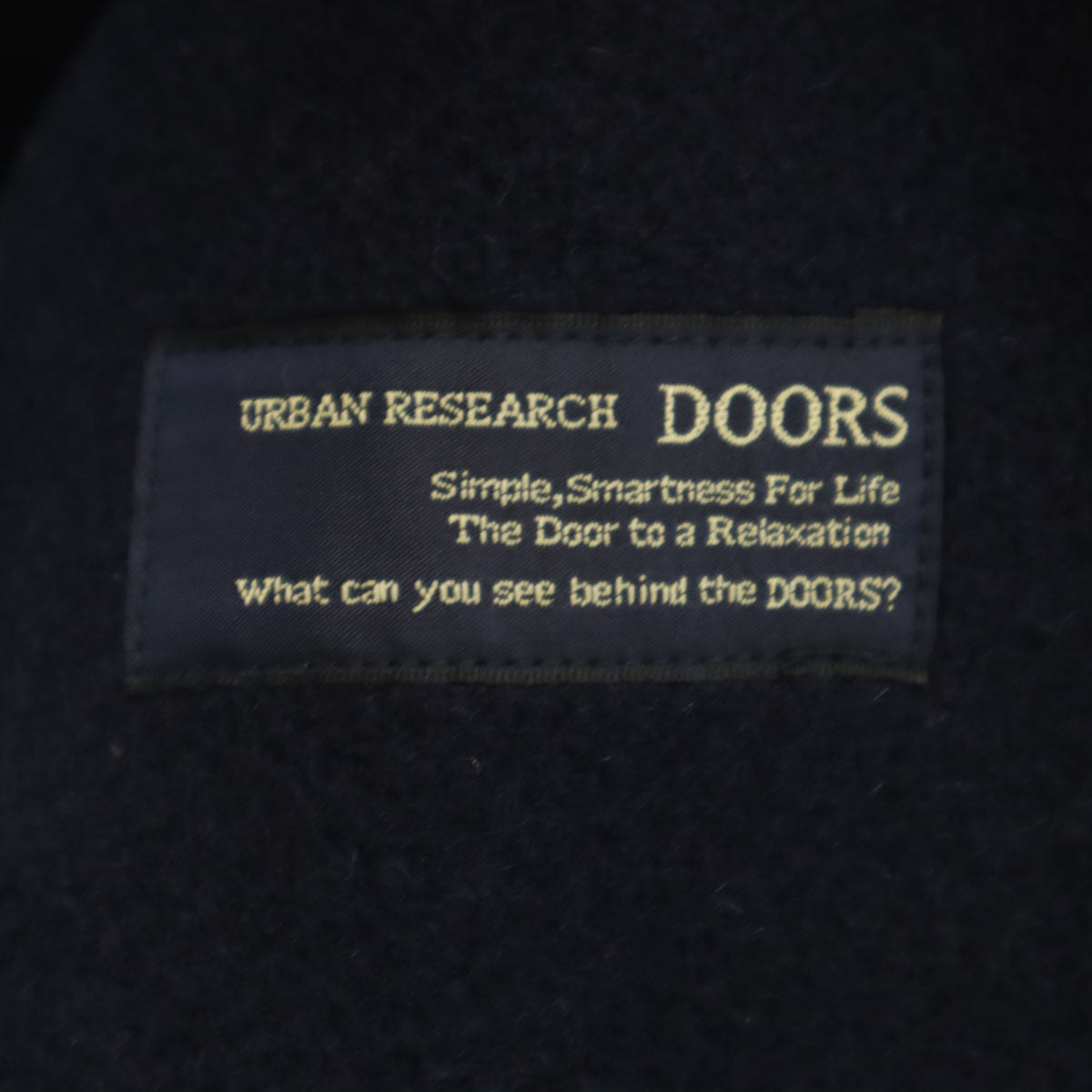 Danton ダントン URBAN RESEARCH アーバンリサーチ 別注 コート 38 ネイビー くるみボタン レディース