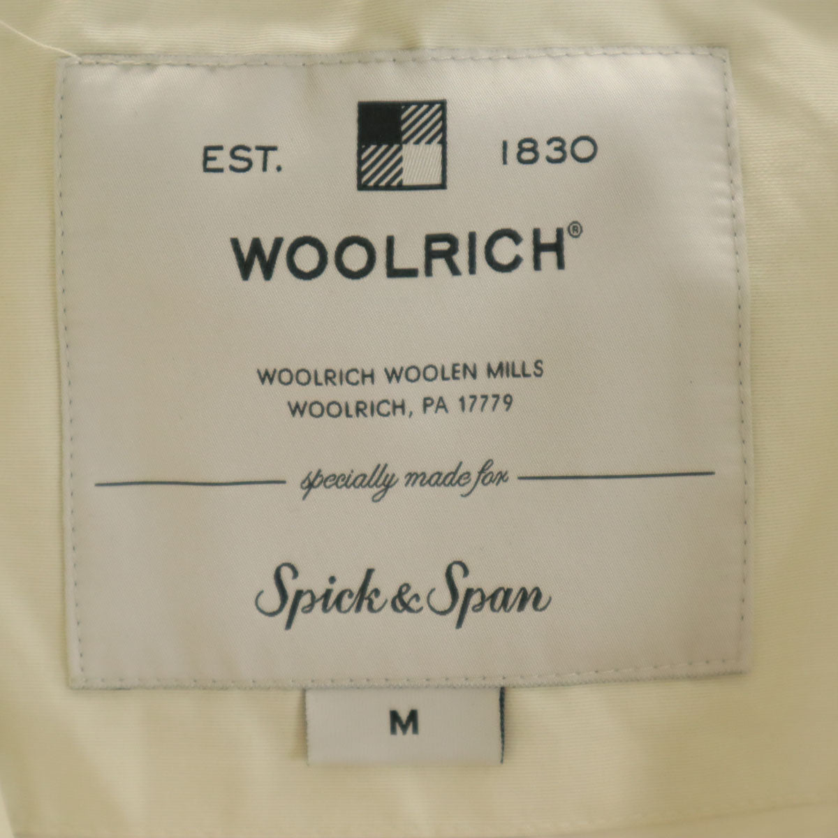 WOOLRICH ウールリッチ ダウンコート M アイボリー レディース