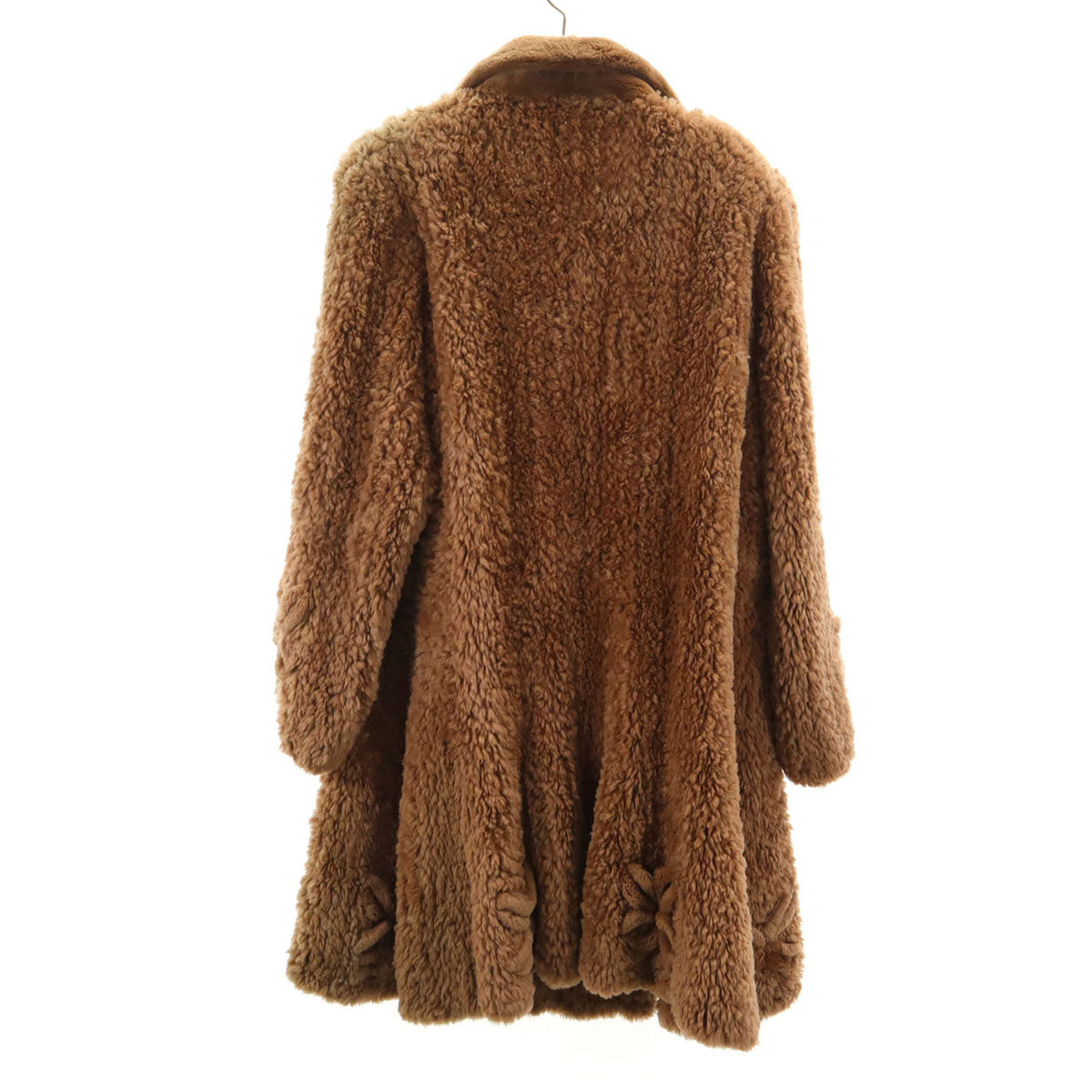 美品 paula lishman ポーラ リシュマン 70s 80s カナダ製 ヴィンテージ 毛皮コート M キャメル レディース