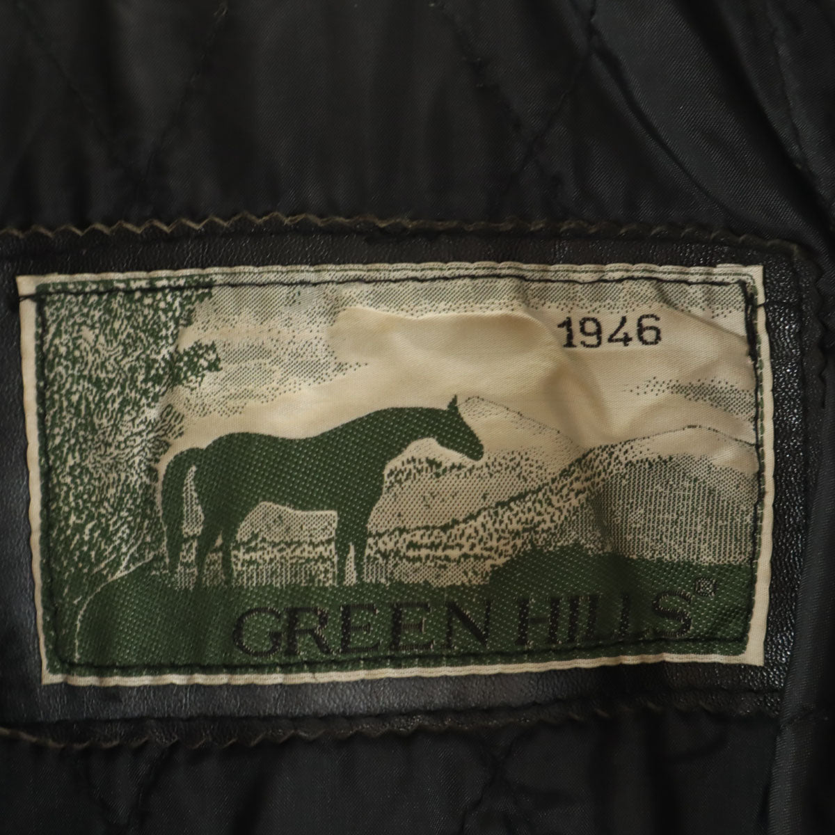 GREEN HILLS グリーンヒルズ レザージャケット M ブラック メンズ