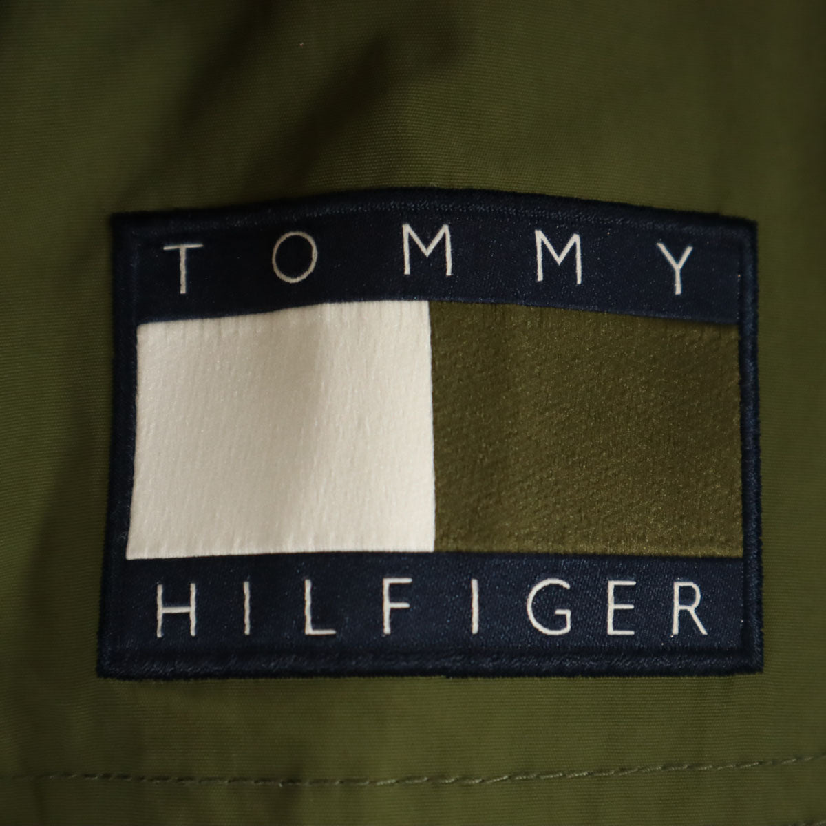 美品 TOMMY HILFIGER トミーヒルフィガー 中綿コート L ブラック メンズ