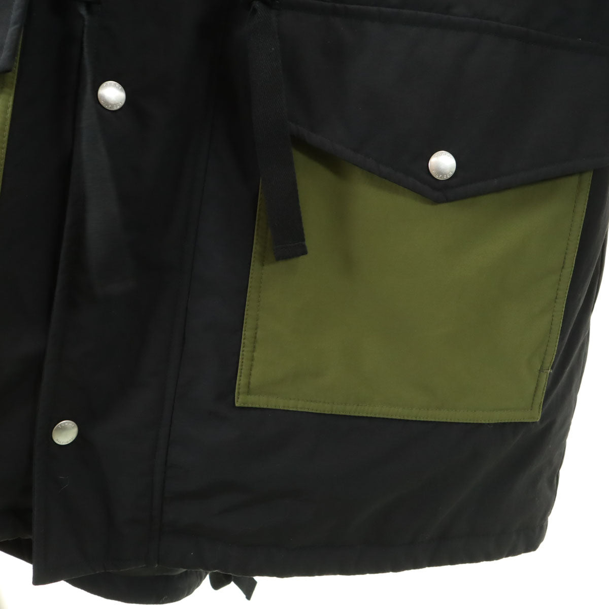 美品 TOMMY HILFIGER トミーヒルフィガー 中綿コート L ブラック メンズ