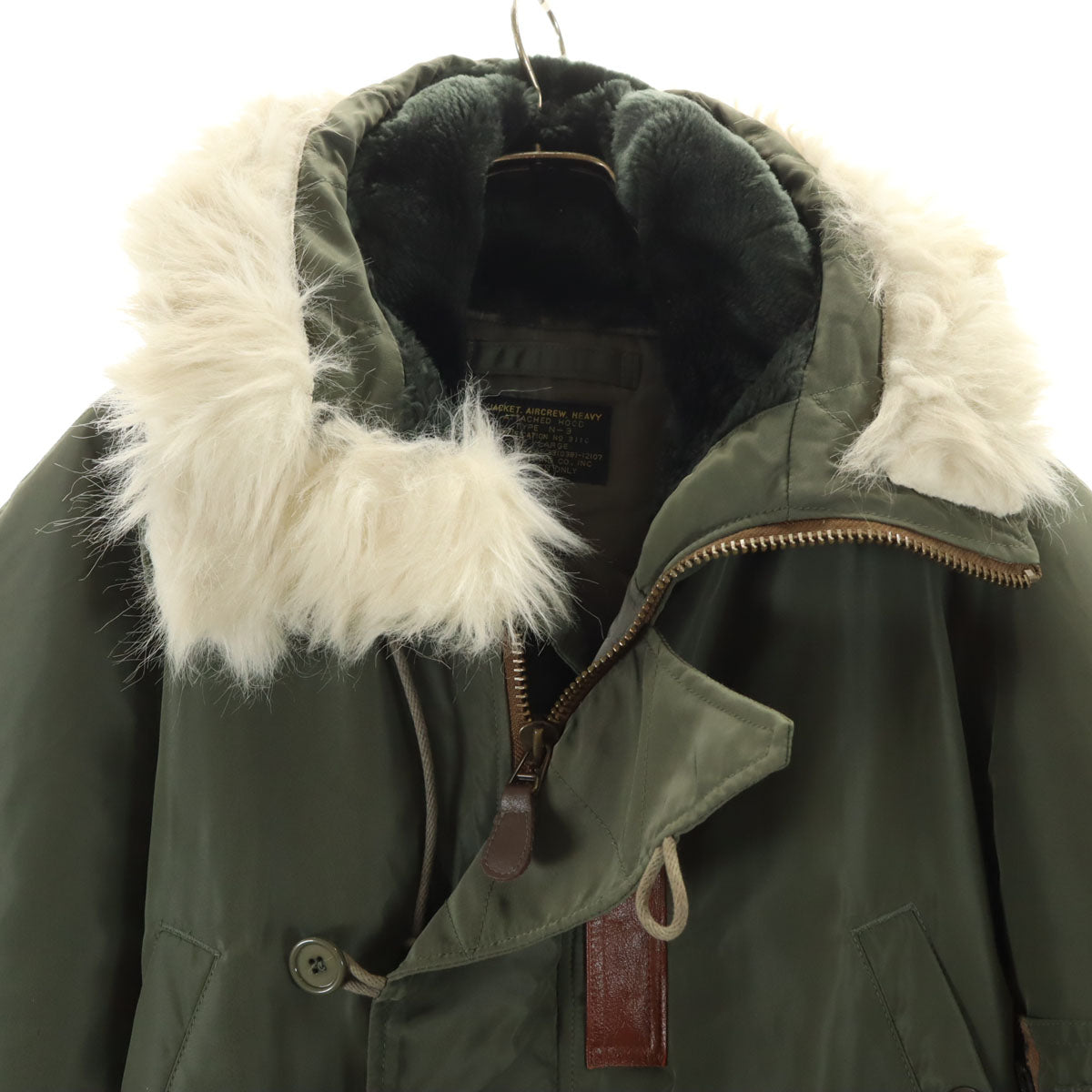 CAB CLOTHING キャブクロージング N-3 フライトジャケット L カーキ メンズ