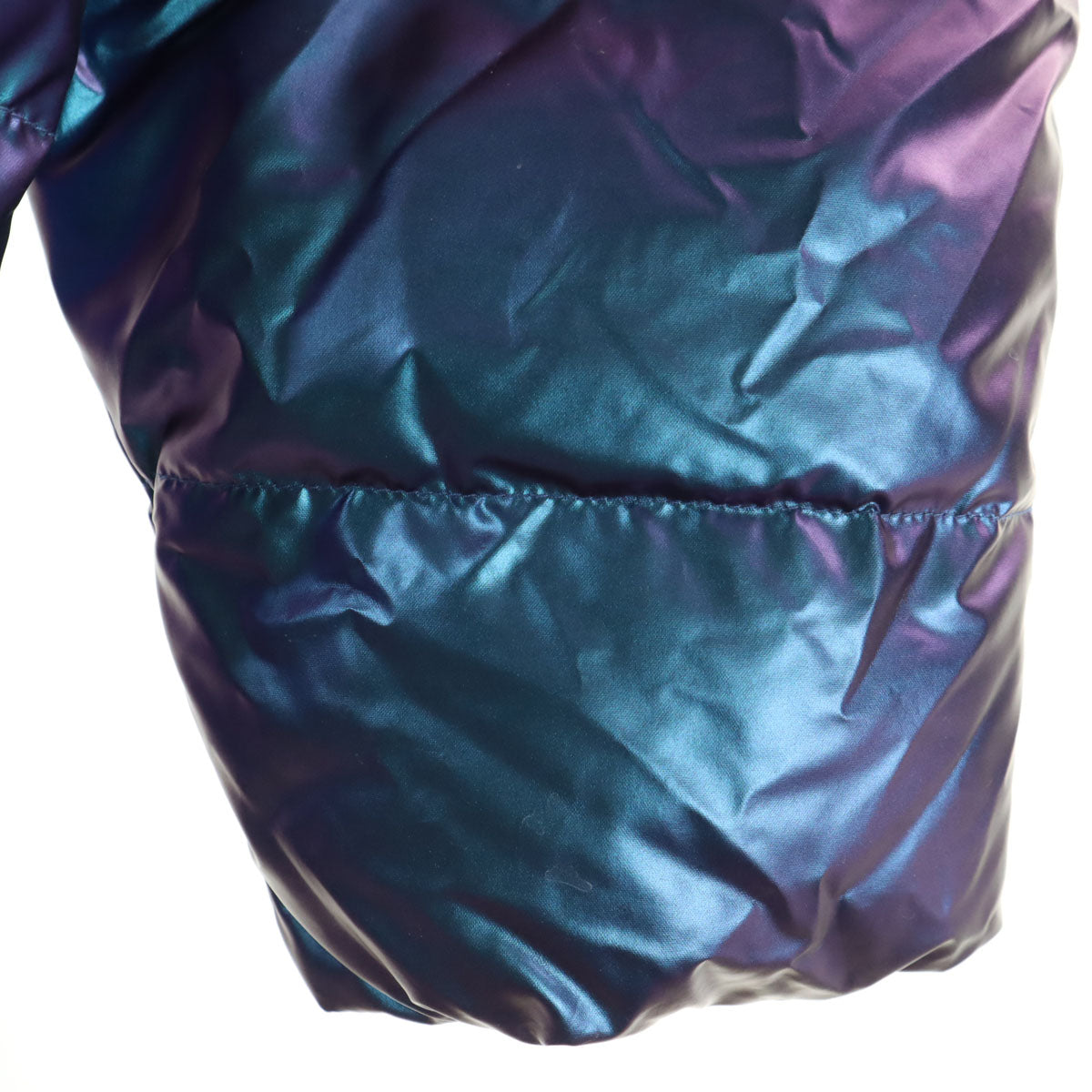 GAP ギャップ メタリック ダウンコート M パープル系 レディース