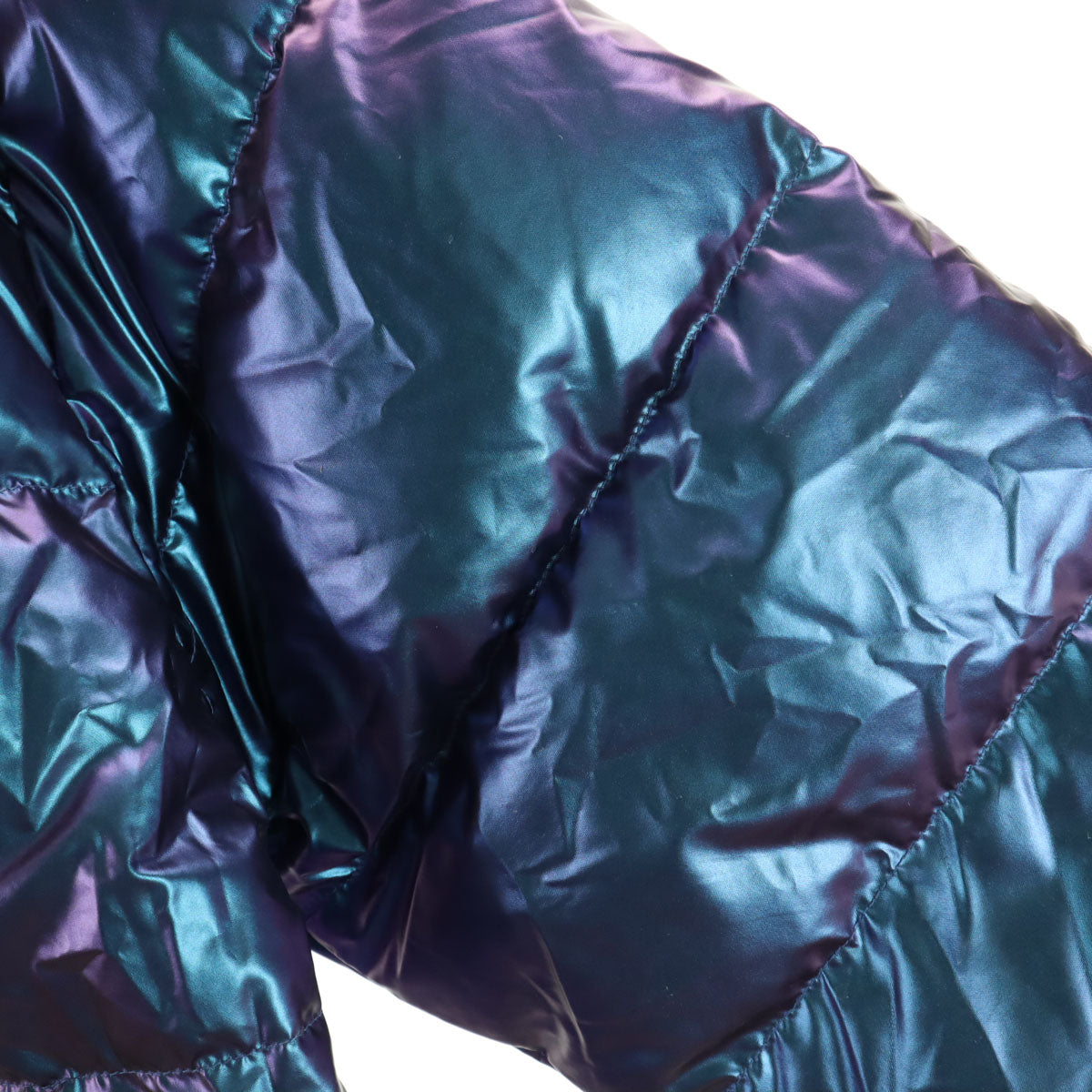 GAP ギャップ メタリック ダウンコート M パープル系 レディース