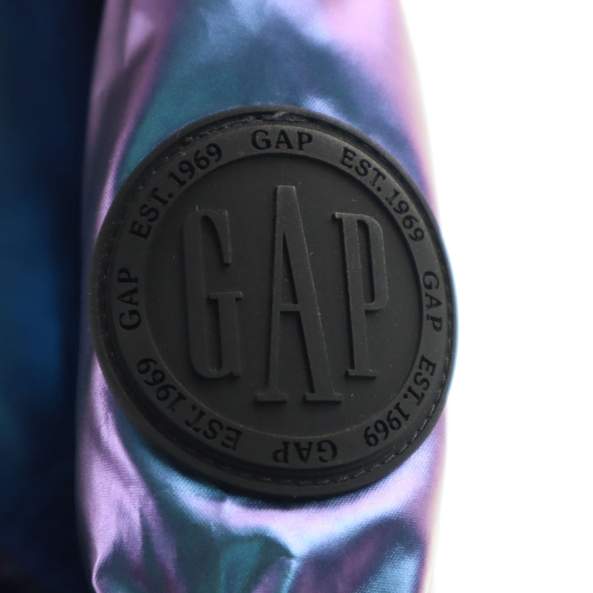 GAP ギャップ メタリック ダウンコート M パープル系 レディース