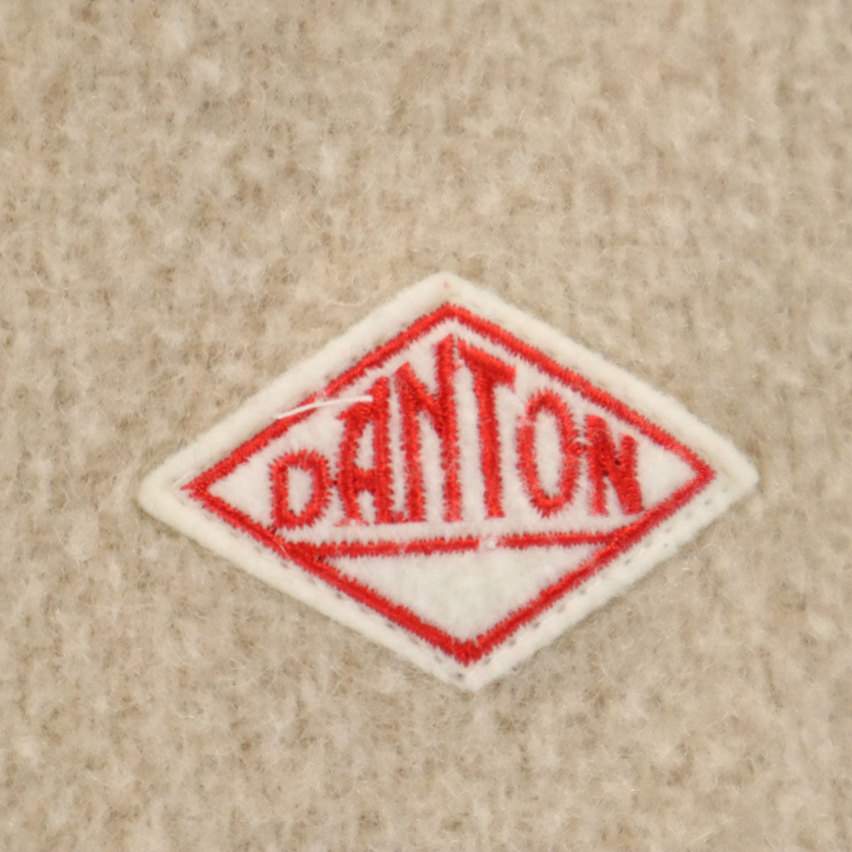 Danton ダントン 日本製 ウールモッサ フード コート 38 ベージュ系 レディース