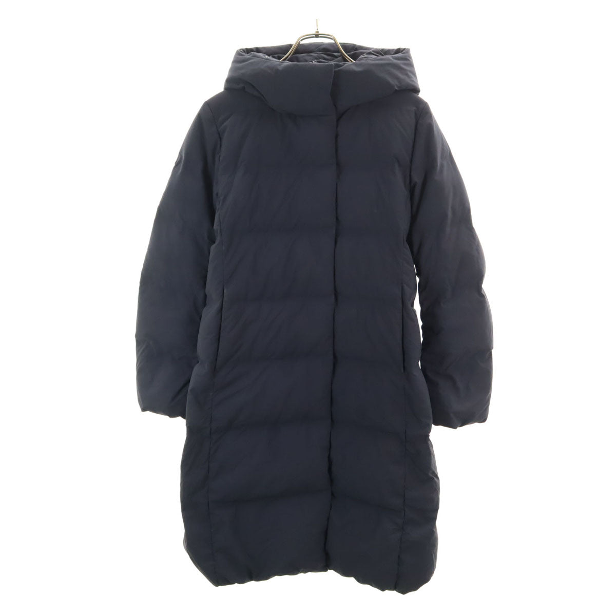 UNIQLO ユニクロ シームレス ダウンコート S ネイビー レディース