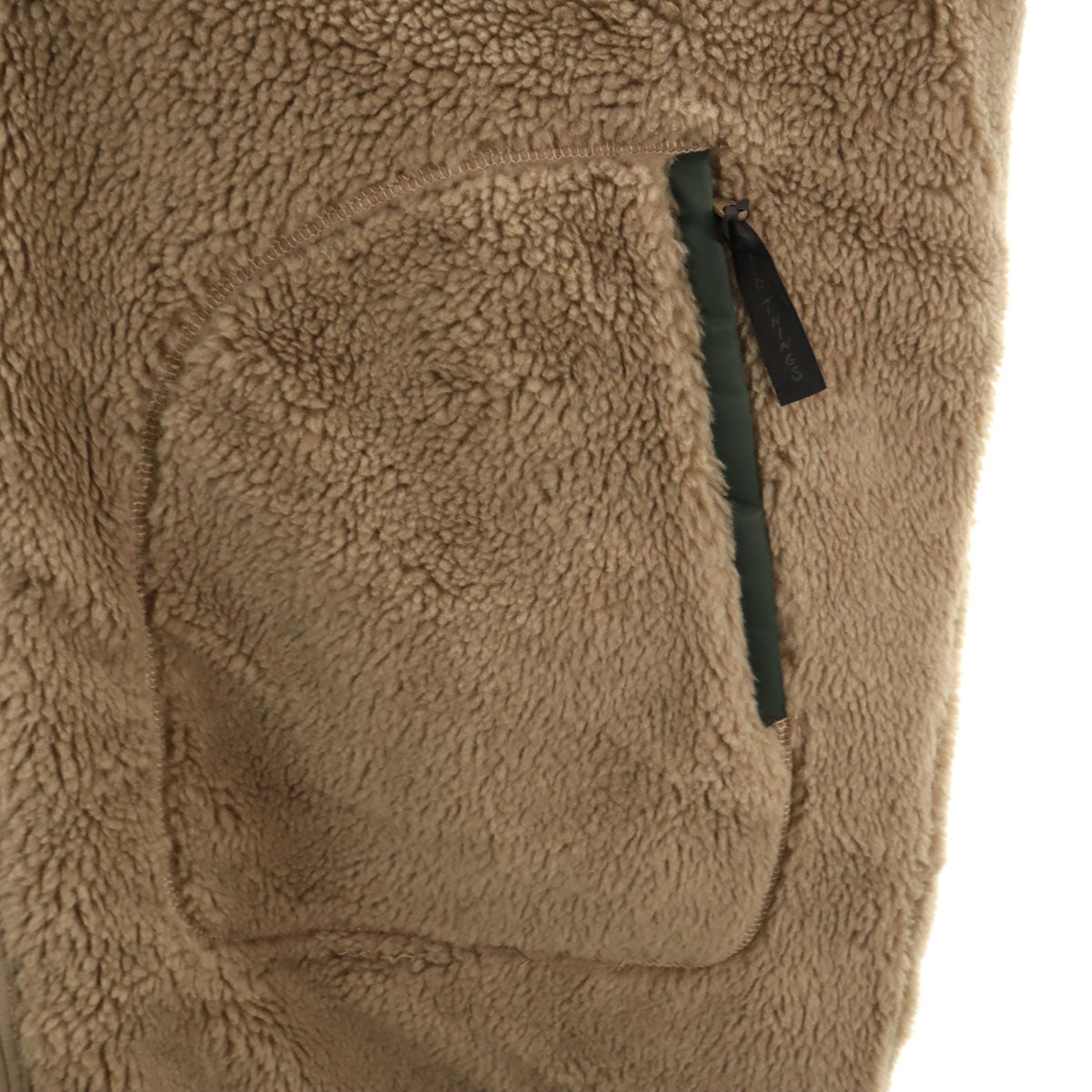 美品 WILDTHINGS ワイルドシングス ボアコート M ベージュ 中綿 リバーシブル レディース