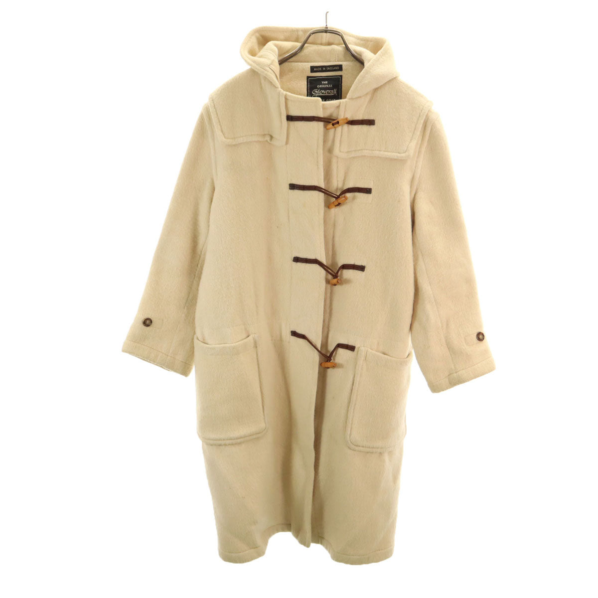 Gloverall グローバーオール 英国製 ダッフルコート クリーム レディース