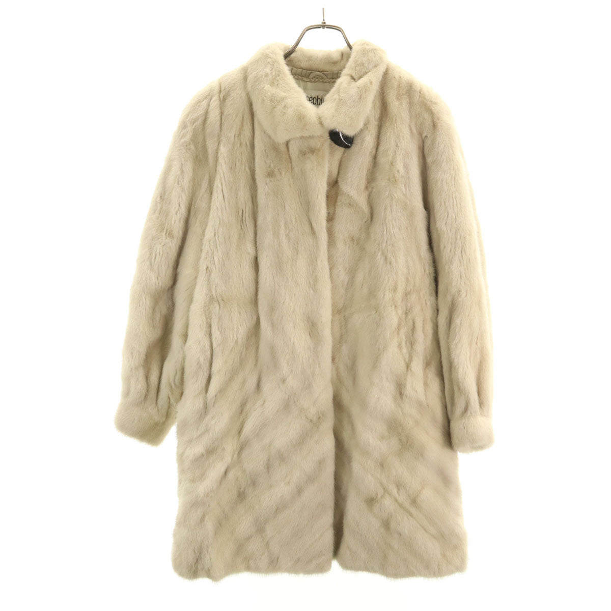 美品 Josephine ジョセフィーヌ 毛皮コート 11 グレージュ系 レディース