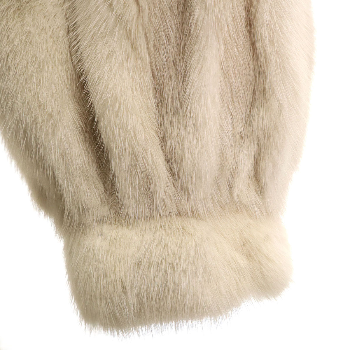 美品 Josephine ジョセフィーヌ 毛皮コート 11 グレージュ系 レディース