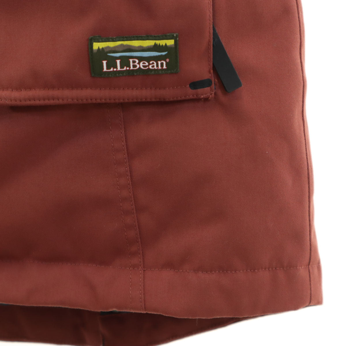 L.L.Bean エルエルビーン マウンテン ダウンコート S レンガ系 ダウンテック アウトドア レディース
