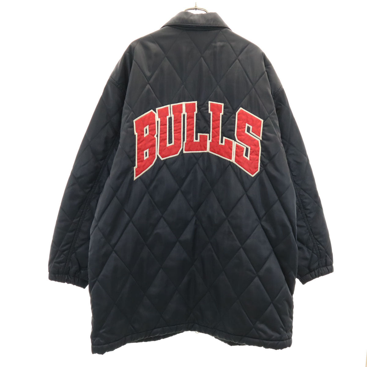 NBA エヌビーエー シカゴ・ブルズ キルティングコート L ブラック CHICAGO BULLS メンズ